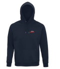 Sweat à capuche Overcut French marine à broderie BMW M3, vue de face
