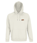 Sweat à capuche Overcut écru à broderie Chevrolet Camaro SS, vue de face