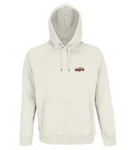 Sweat à capuche Overcut écru à broderie Chevrolet Camaro SS, vue de face