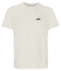 T-shirt Overcut écru à broderie Citroën DS, vue de face