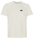 T-shirt Overcut écru à broderie Citroën Méhari, vue de face