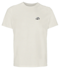 T-shirt Overcut écru à broderie Fiat 500, vue de face