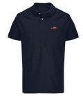 Polo Overcut French marine à broderie Ford Mustang 1965, vue de face