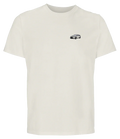 T-shirt Overcut écru à broderie Honda Civic Type R, vue de face