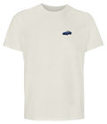 T-shirt Overcut écru à broderie Mazda RX-7, vue de face