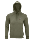 Sweat à capuche Overcut kaki à broderie Mercedes SL R107, vue de face