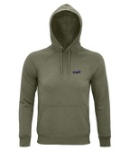 Sweat à capuche Overcut kaki à broderie Plymouth Barracuda, vue de face