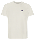 T-shirt Overcut écru à broderie Plymouth Barracuda, vue de face