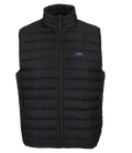 Doudoune sans manche Overcut noire à broderie Renault Alpine A610, vue de face