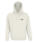 Sweat à capuche Overcut écru à broderie Volkswagen Karmann Ghia, vue de face