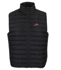 Doudoune sans manche Overcut noire à broderie Alfa Romeo GTV, vue de face