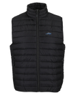 Doudoune sans manche Overcut noire à broderie Alpine A310, vue de face