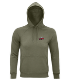 Sweat à capuche Overcut kaki à broderie Alfa Romeo GTV, vue de face