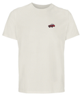 T-shirt Overcut écru à broderie Alfa Romeo GTV, vue de face